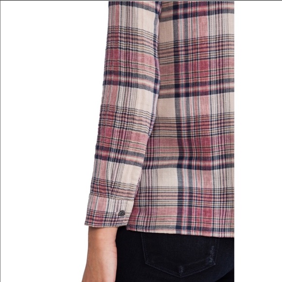 James Perse | Shoreditch Plaid Pocket Shirt Ember - Picture 3 of 8
